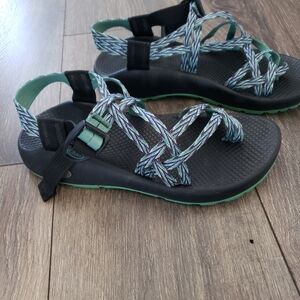 Chaco ZX2 Classic Sandals Womens Size 8 Teal Blue Black